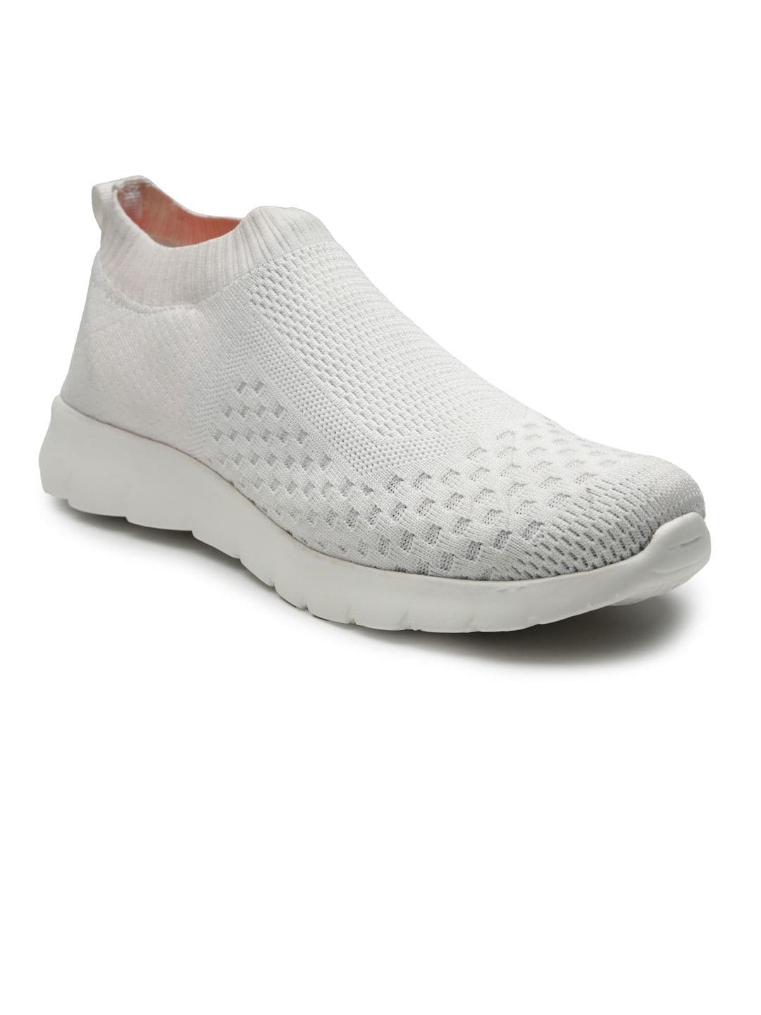 KRAASA Active Everyday White Textile Slip-On Walking Shoes - view 1
