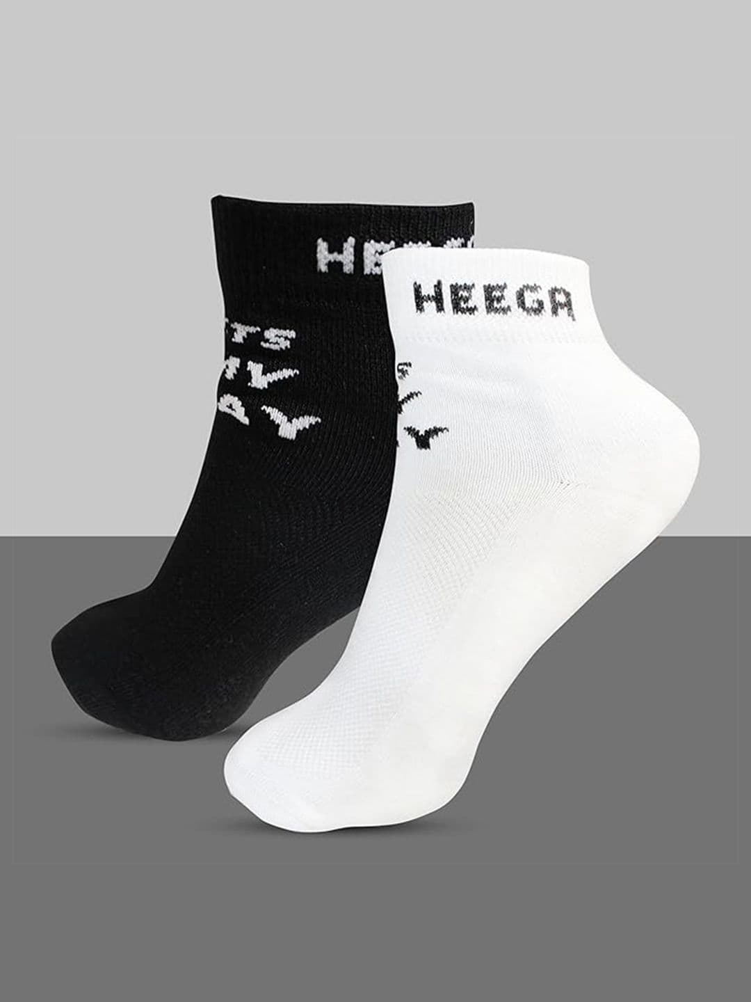 HEEGA Unisex Pack of 3 Cotton Patterned Ankle Length Socks - view 1