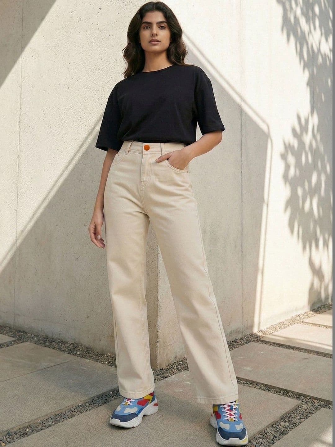 Encrypt Women Classic Mid-Rise Stretchable Jeans - view 1