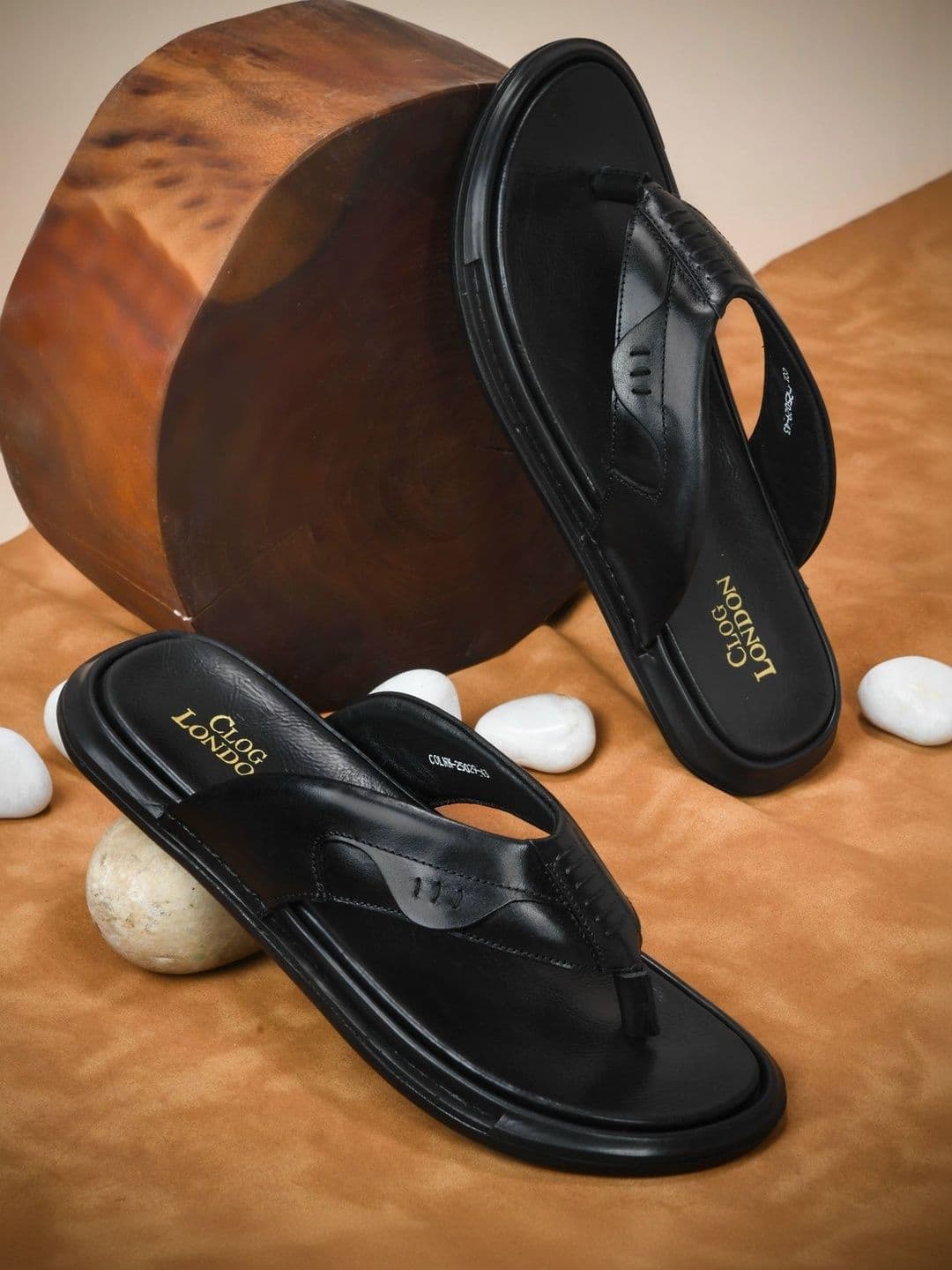 CLOG LONDON Men Leather Fisherman Sandals - view 1
