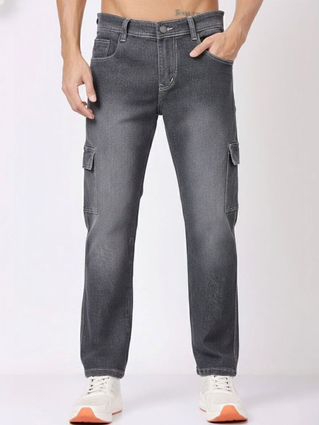 ZAYSH Men Regular Fit Mid-Rise Light Fade Jeans - view 1