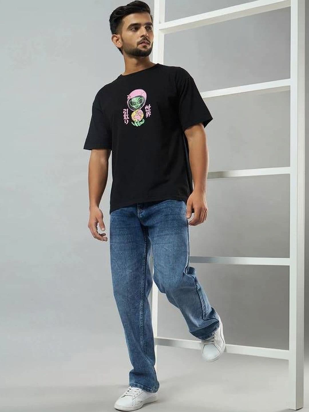 BREXX Men Comfort Straight Fit Mid-Rise Light Fade Stretchable Jeans - view 1