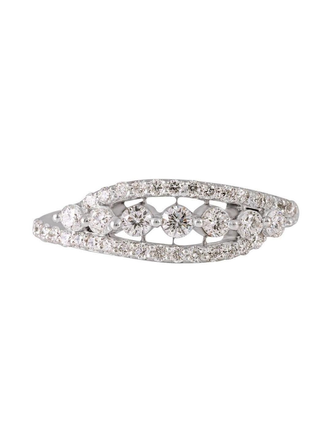 DAZZLING CONCEPTS 925 Sterling Silver Silver Lining Ring - view 1