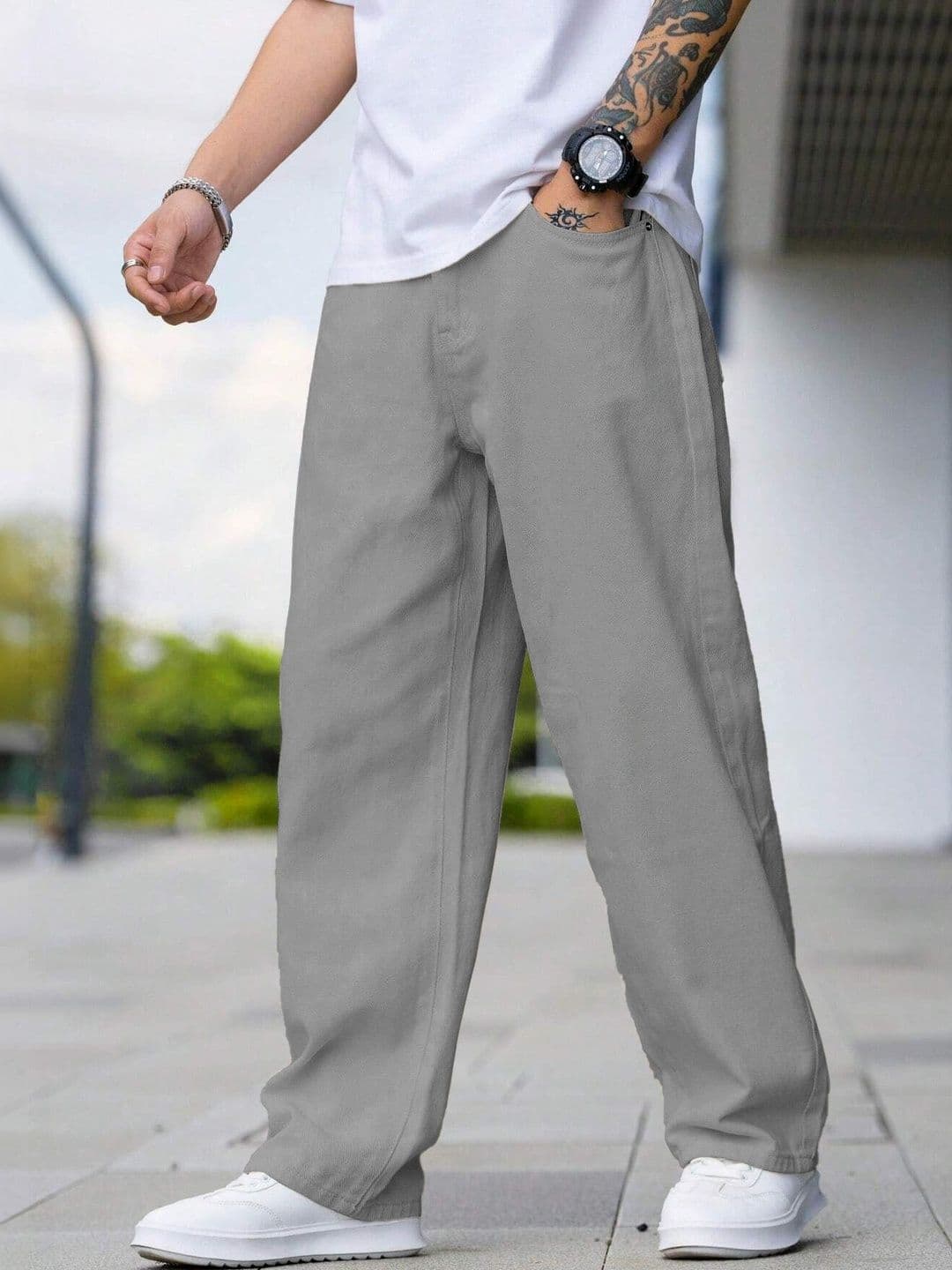 Mast & Harbour Men Relaxed Fit Mid-Rise Jeans - view 1