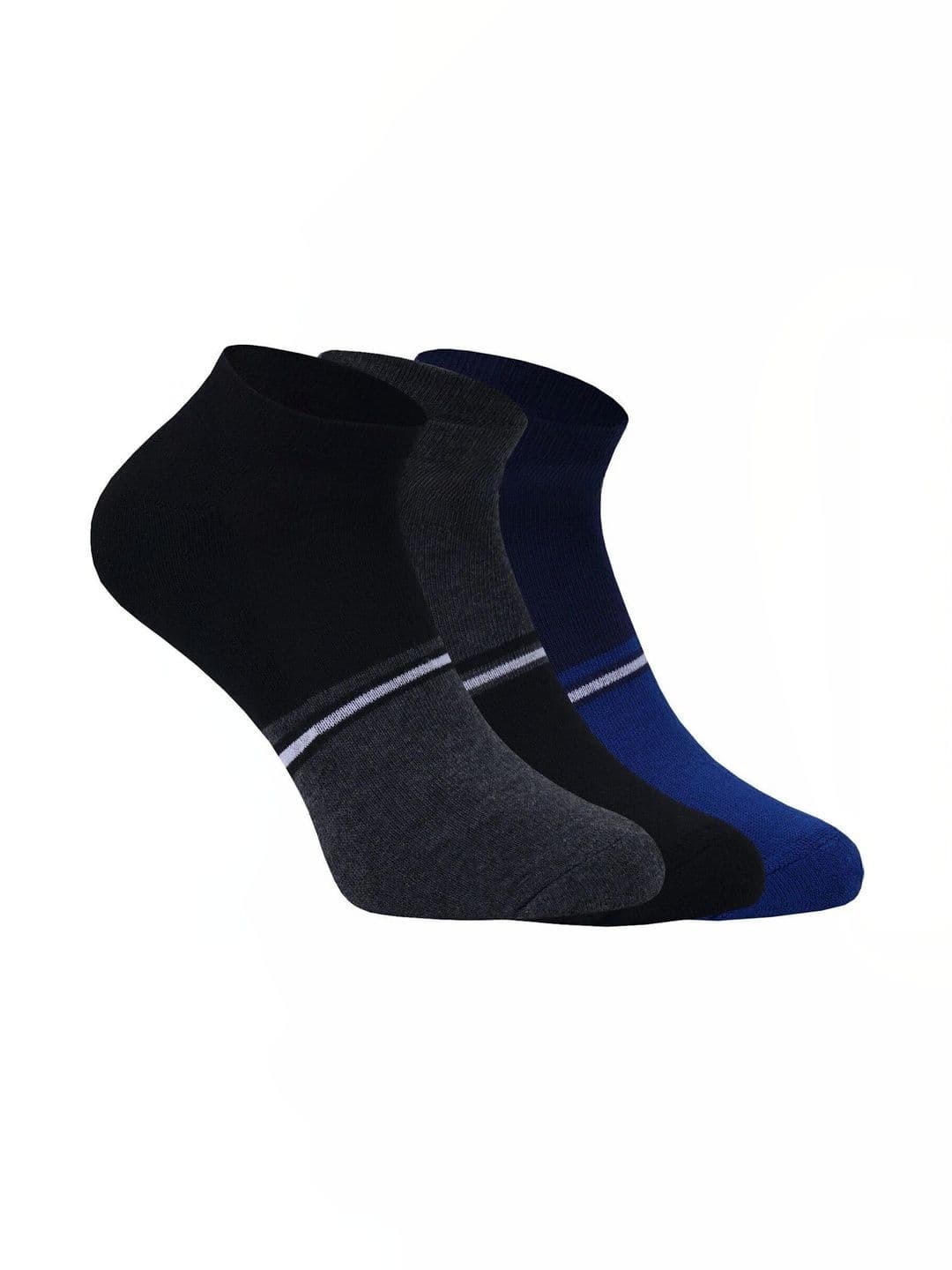 SOXBAE Men Cotton Blend Colourblocked Ankle Length Socks - view 1