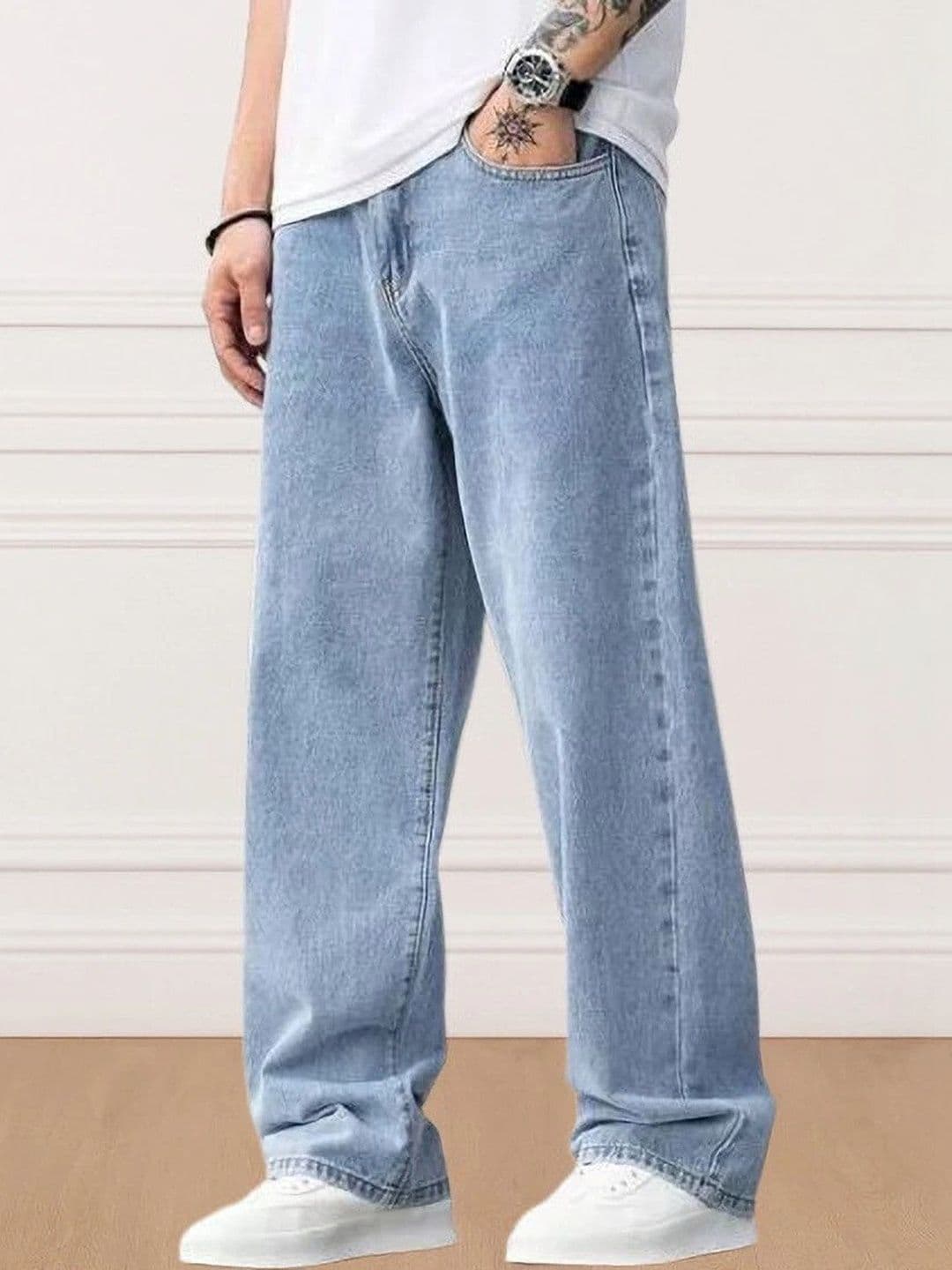Podge Men Relaxed Fit Mid-Rise Stretchable Jeans - view 1
