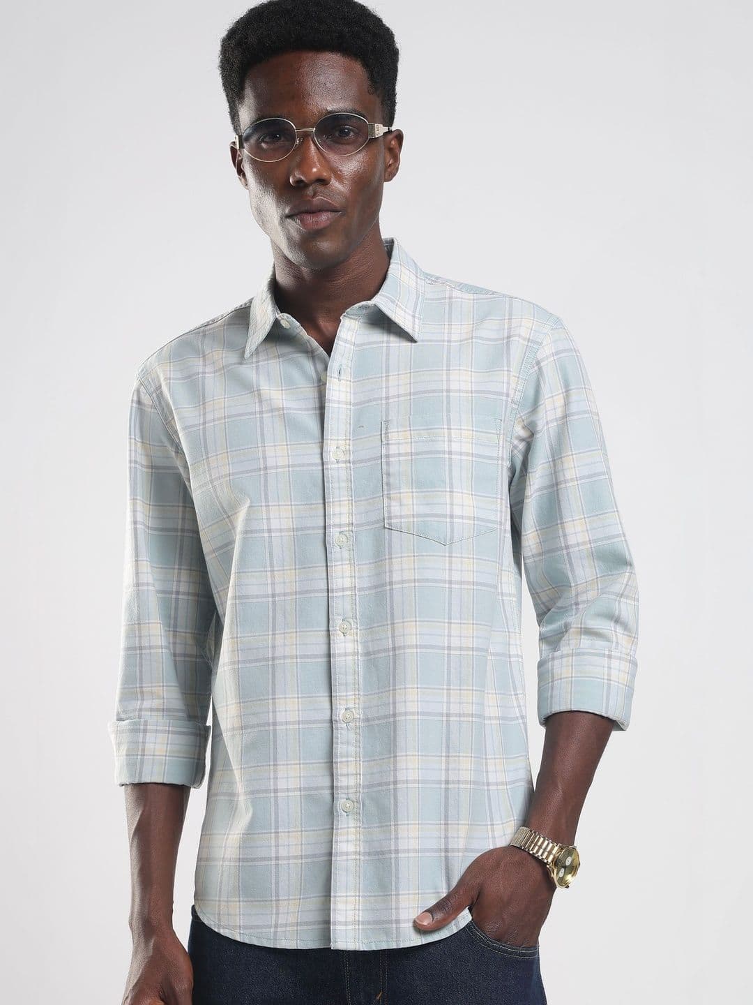 HERE&NOW Men Checked Casual Shirt - view 1