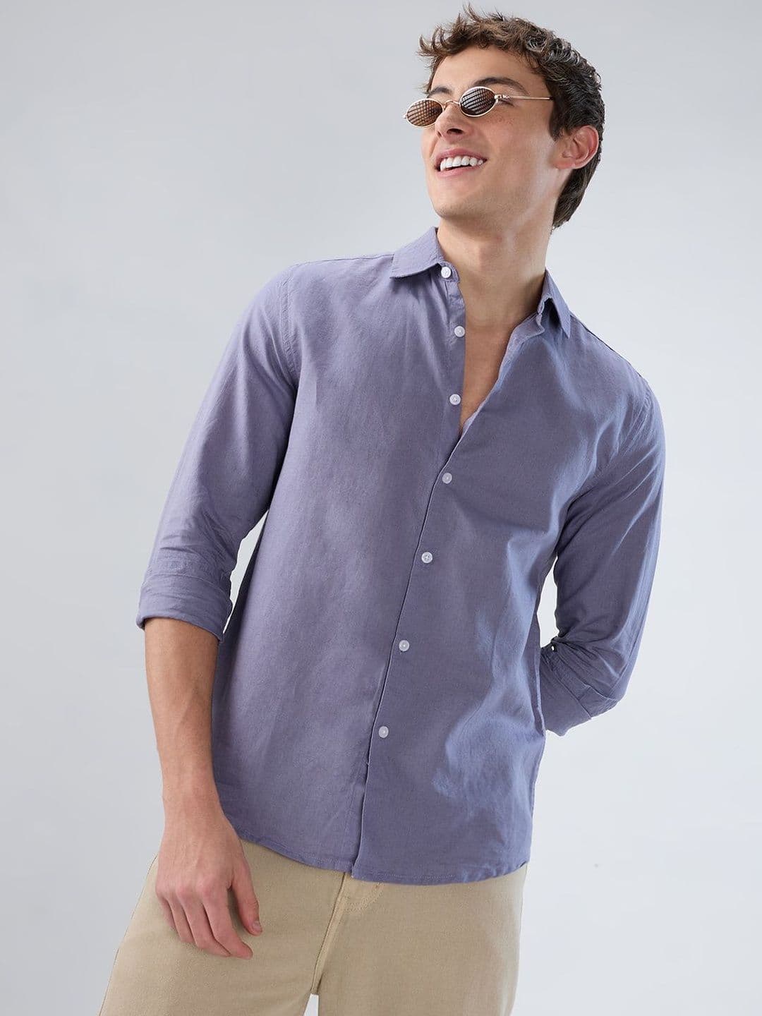 VASTRADO Men Classic Slim Fit Casual Shirt - view 1