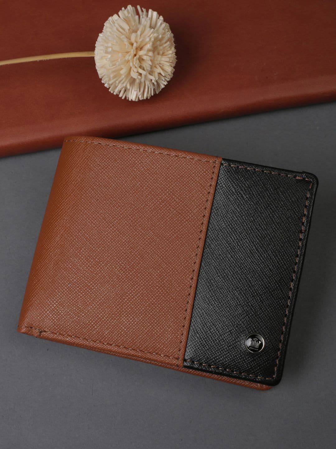 Louis Philippe Men Leather Wallet with Card Slot & Full- Length Cash Compartment - view 1