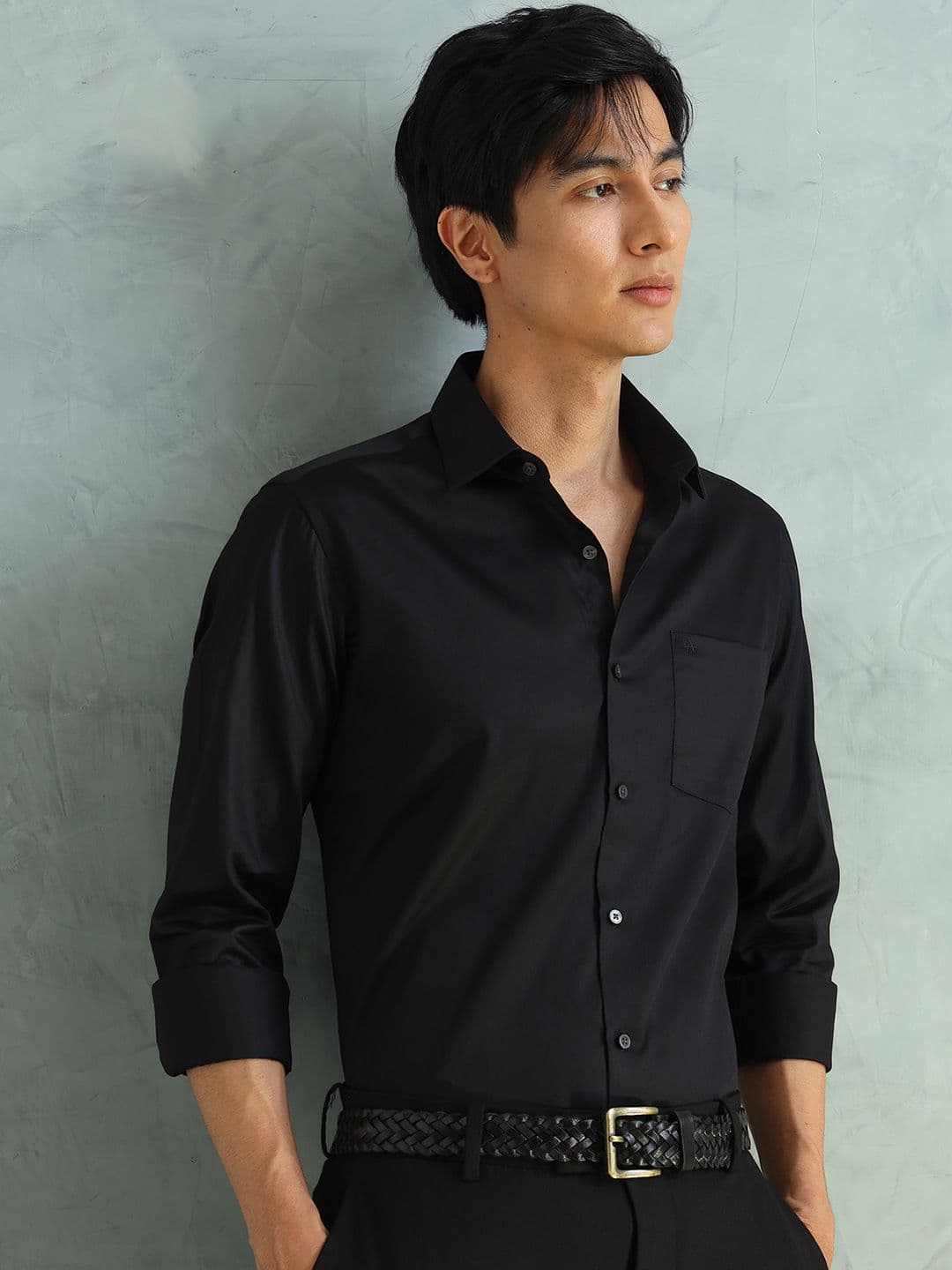 Arrow Pure Cotton Manhattan Slim Fit Formal Shirt - view 1