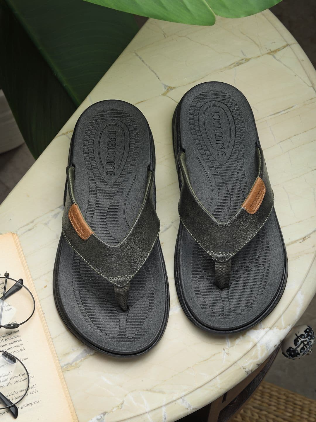 WELCOME Men Thong Flip-Flops - view 1