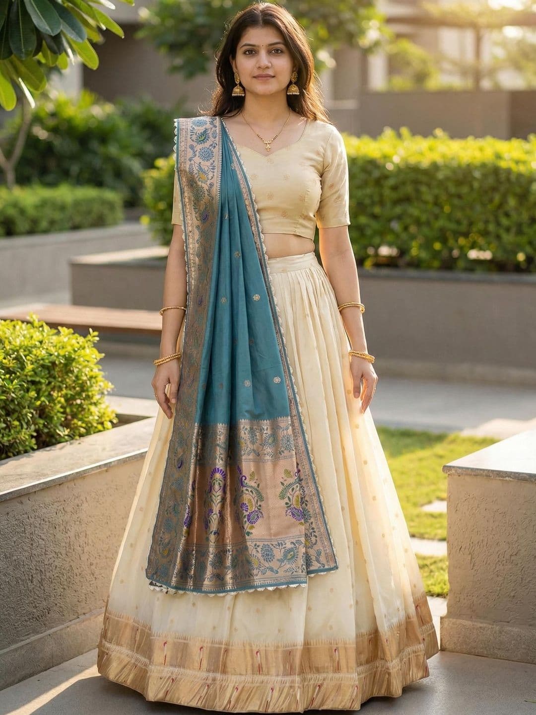 GROOTINN Ready to Wear Lehenga & Blouse With Dupatta - view 1