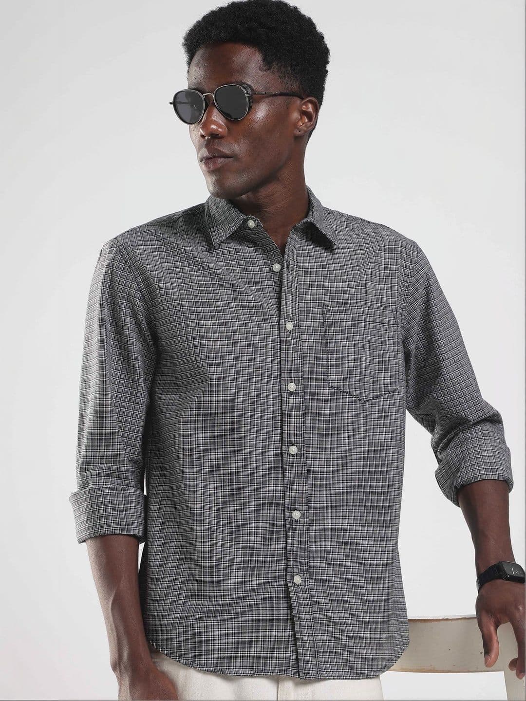 HERE&NOW Men Checked Casual Shirt - view 1