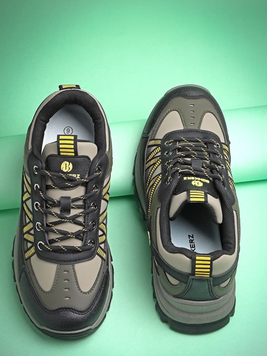 Bonkerz Men Mesh Trekking Non-Marking Shoes - view 1
