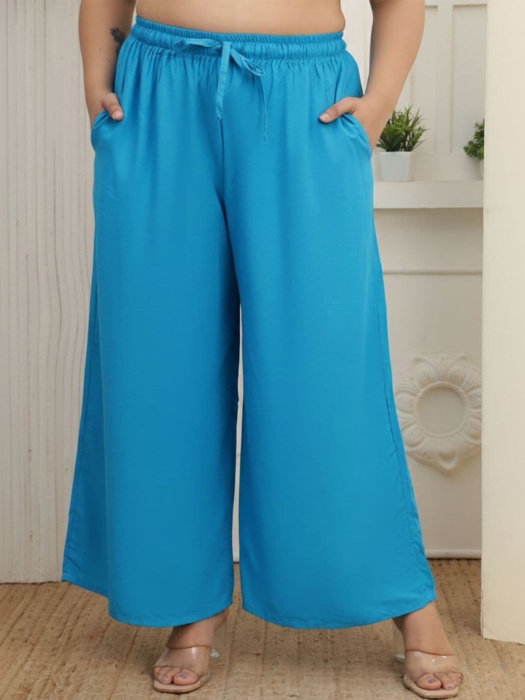 Valles365 by S.C. Women Flared Ethnic Palazzos - view 1