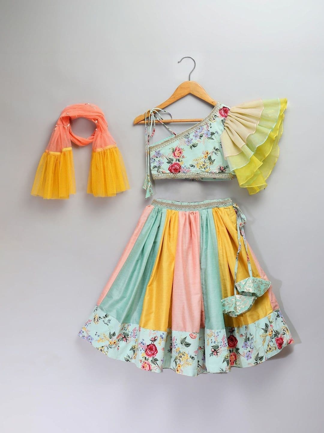 The Little Tales Girls Ready to Wear Lehenga & Blouse With Dupatta - view 1