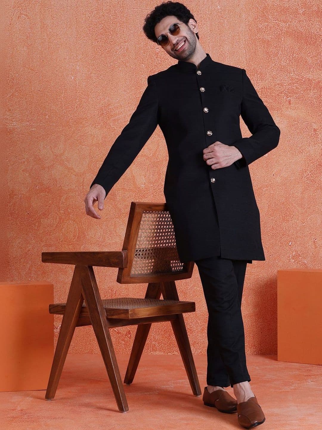 KISAH Mandarin Collar Sherwani