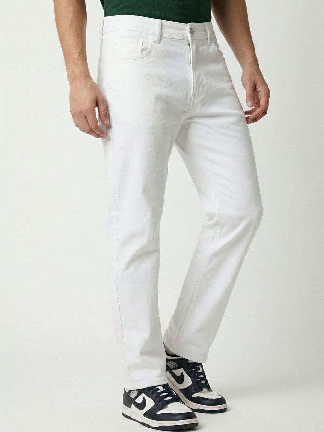 Encrypt Men Classic Regular Fit Mid-Rise Stretchable Jeans - view 1