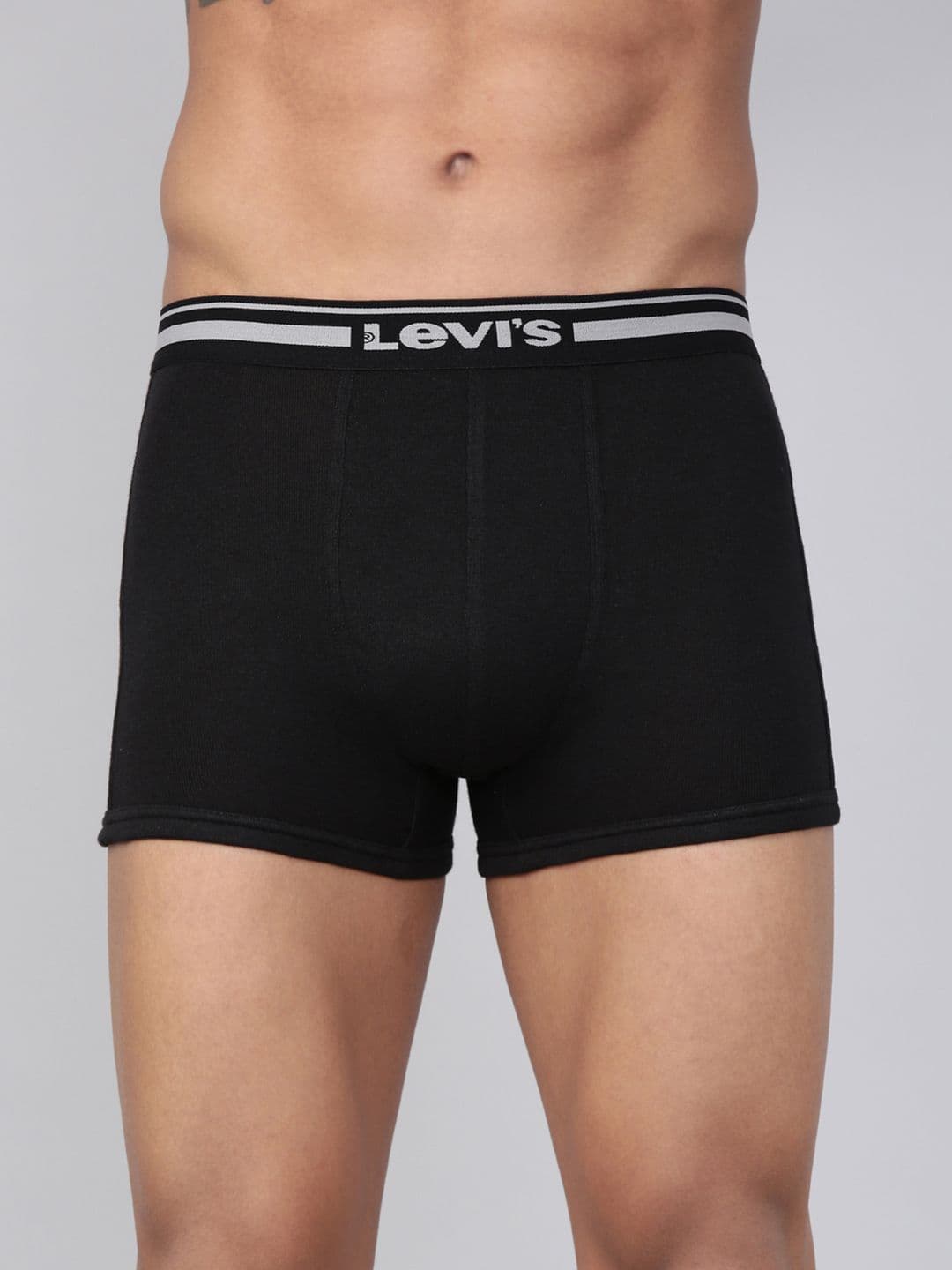 Levis Men Solid Cotton Rib Ultrasoft Waistband with Shorter Length Trunk - view 1
