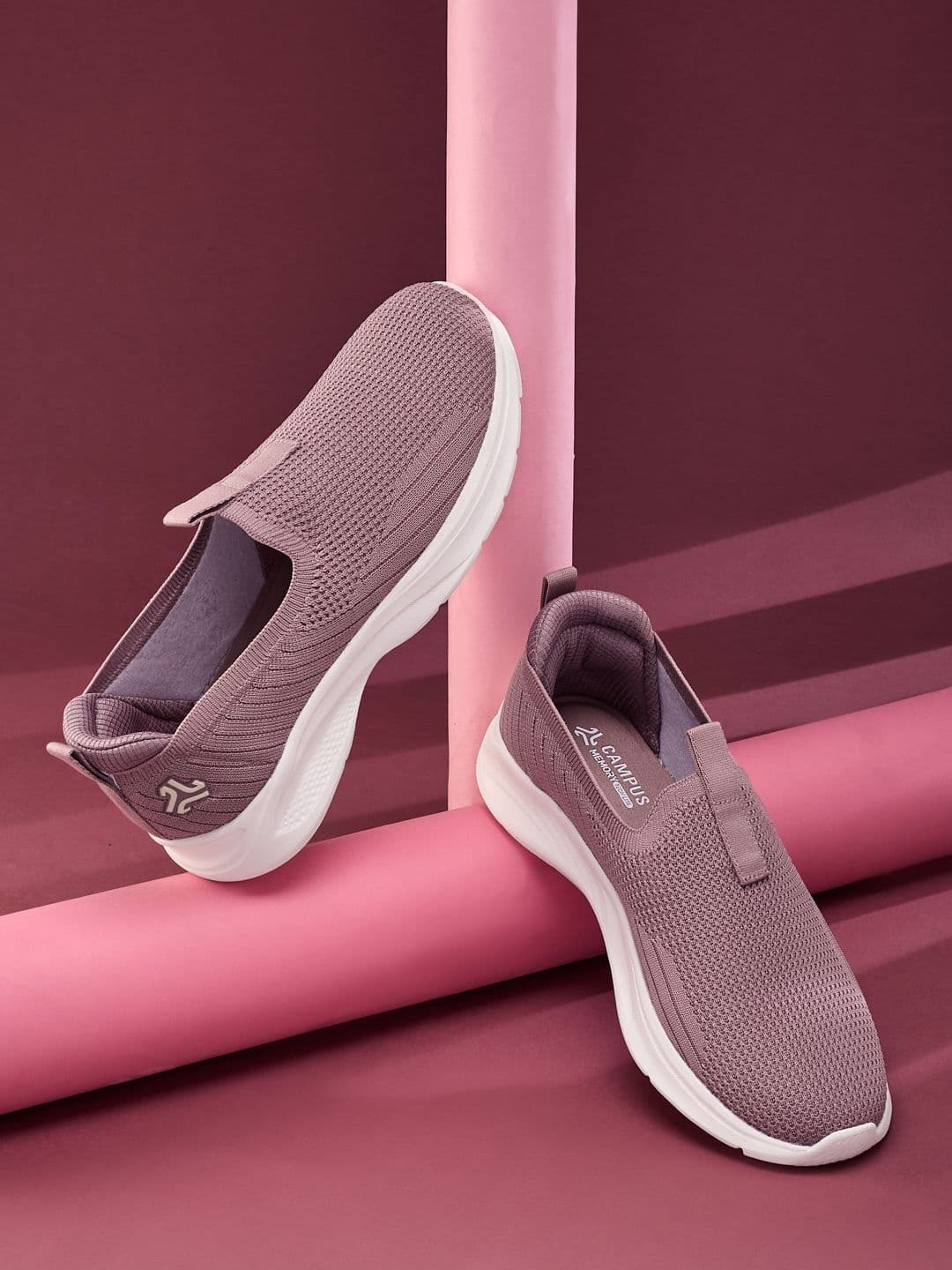 Campus PLUZZ Women Mesh Walking Non-Marking Shoes - view 1