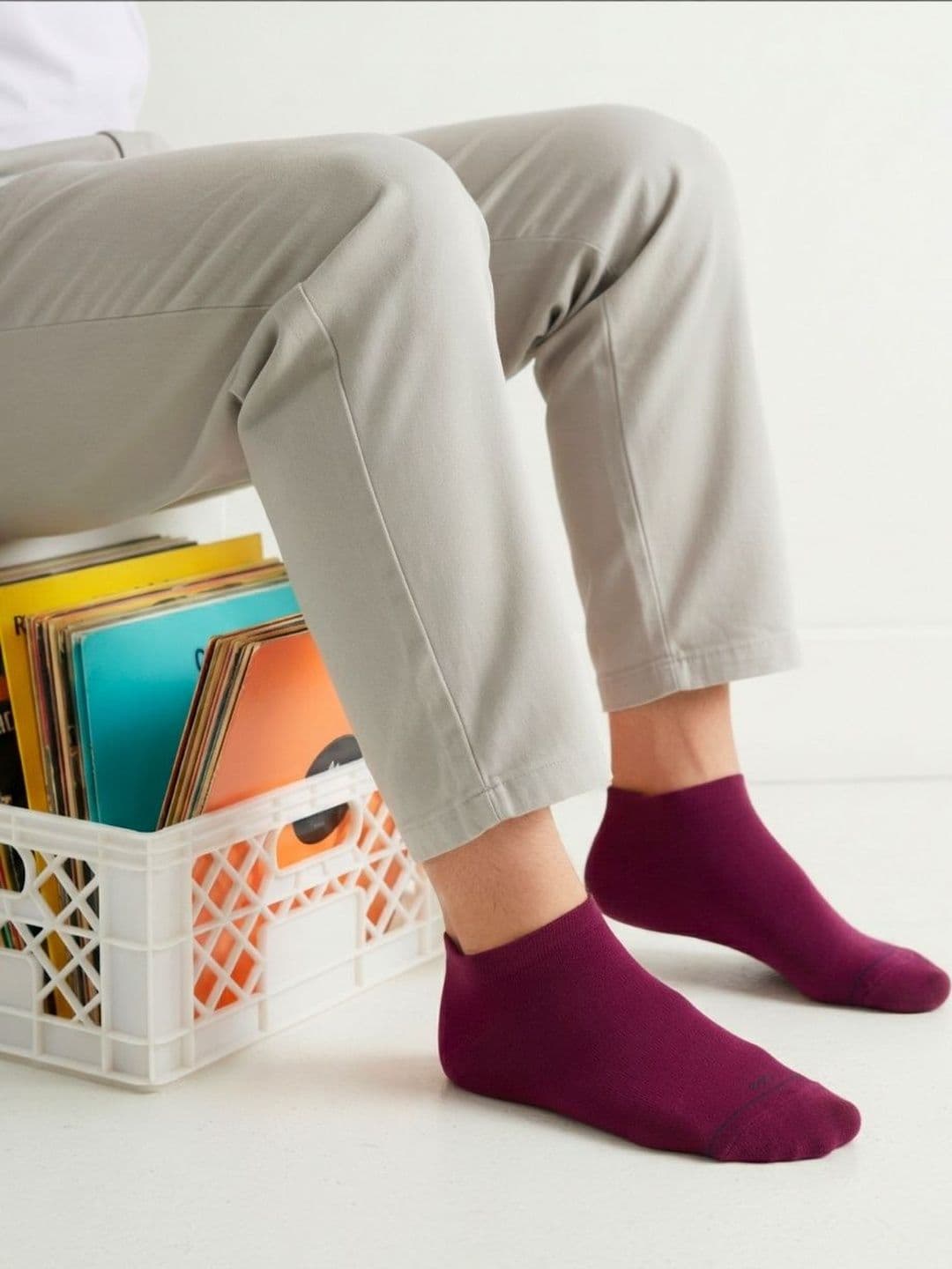 Dynamocks Unisex Cotton Ankle Length Socks - view 1