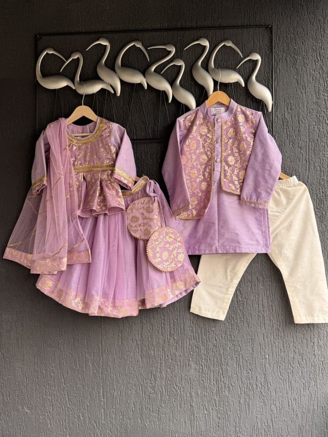 The Little Tales Girls Embellished Ready to Wear Lehenga & Blouse With Dupatta - view 1