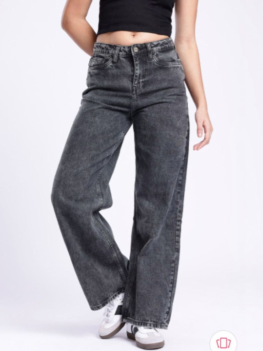 Mast & Harbour Women Classic Regular Fit Mid-Rise Light Fade Stretchable Jeans - view 1