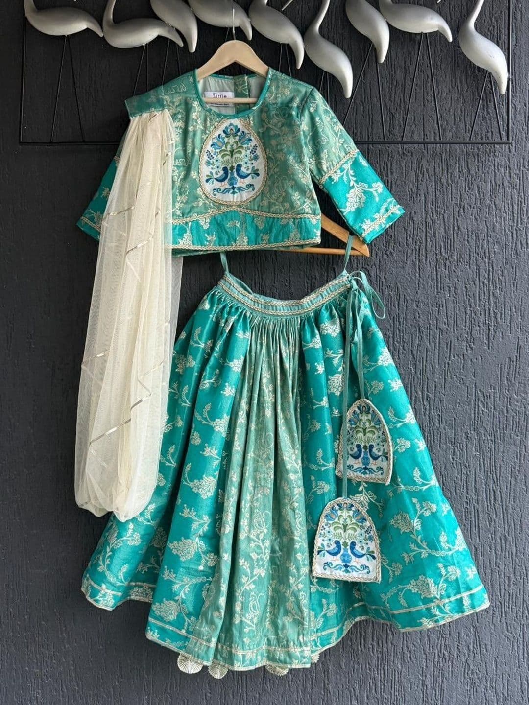 The Little Tales Girls Ready to Wear Lehenga & Blouse With Dupatta - view 1