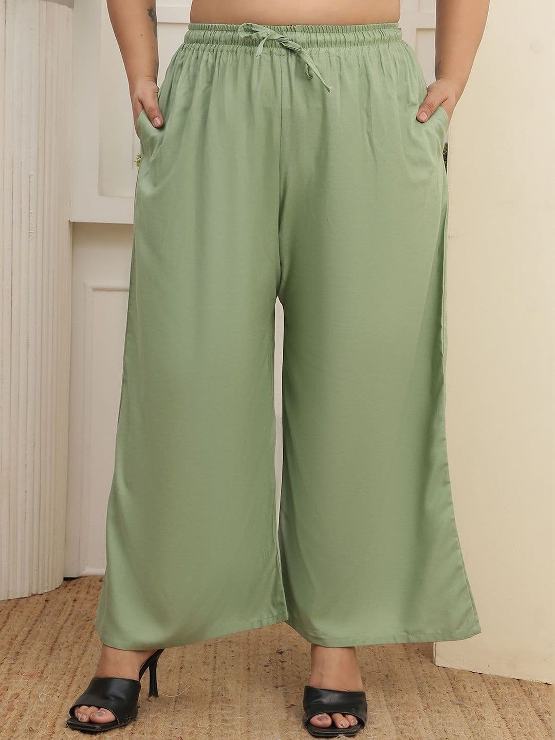 Valles365 by S.C. Women 2 Flared Ethnic Palazzos - view 1