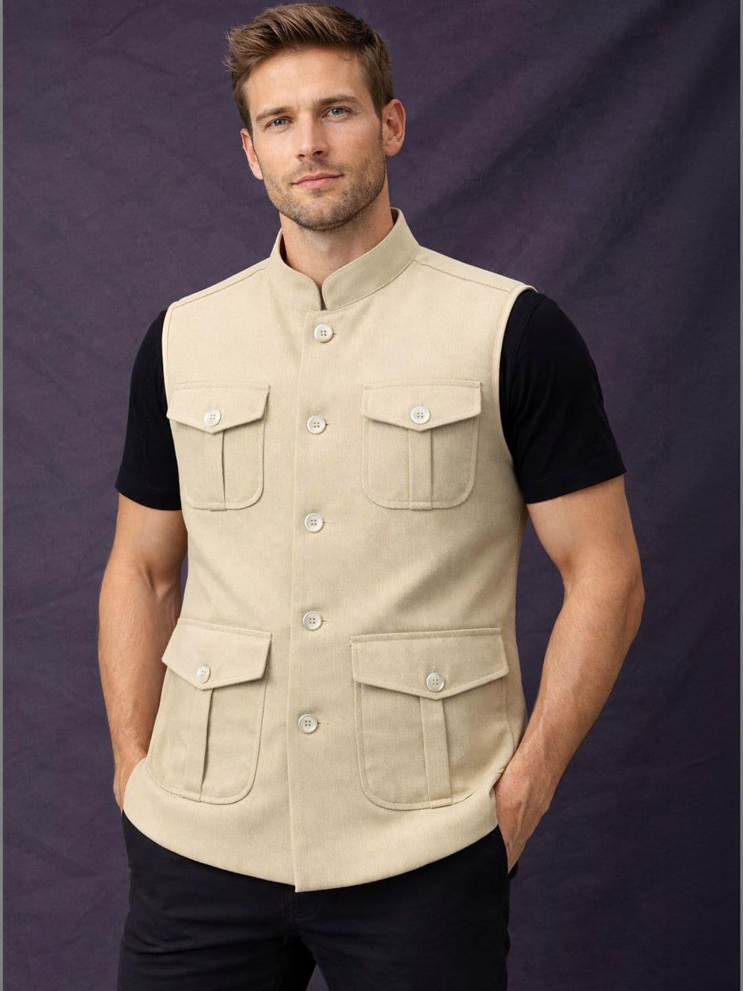 Latest Chikan Garments Padded Jacket - view 1