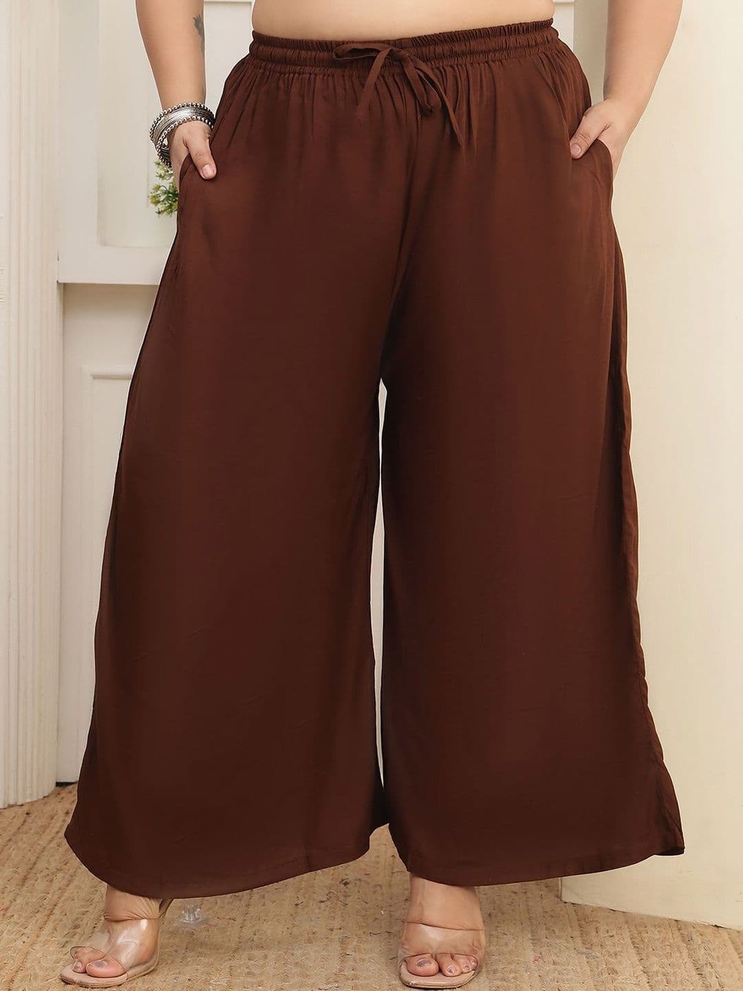 Valles365 by S.C. Women 2 Flared Ethnic Palazzos - view 1