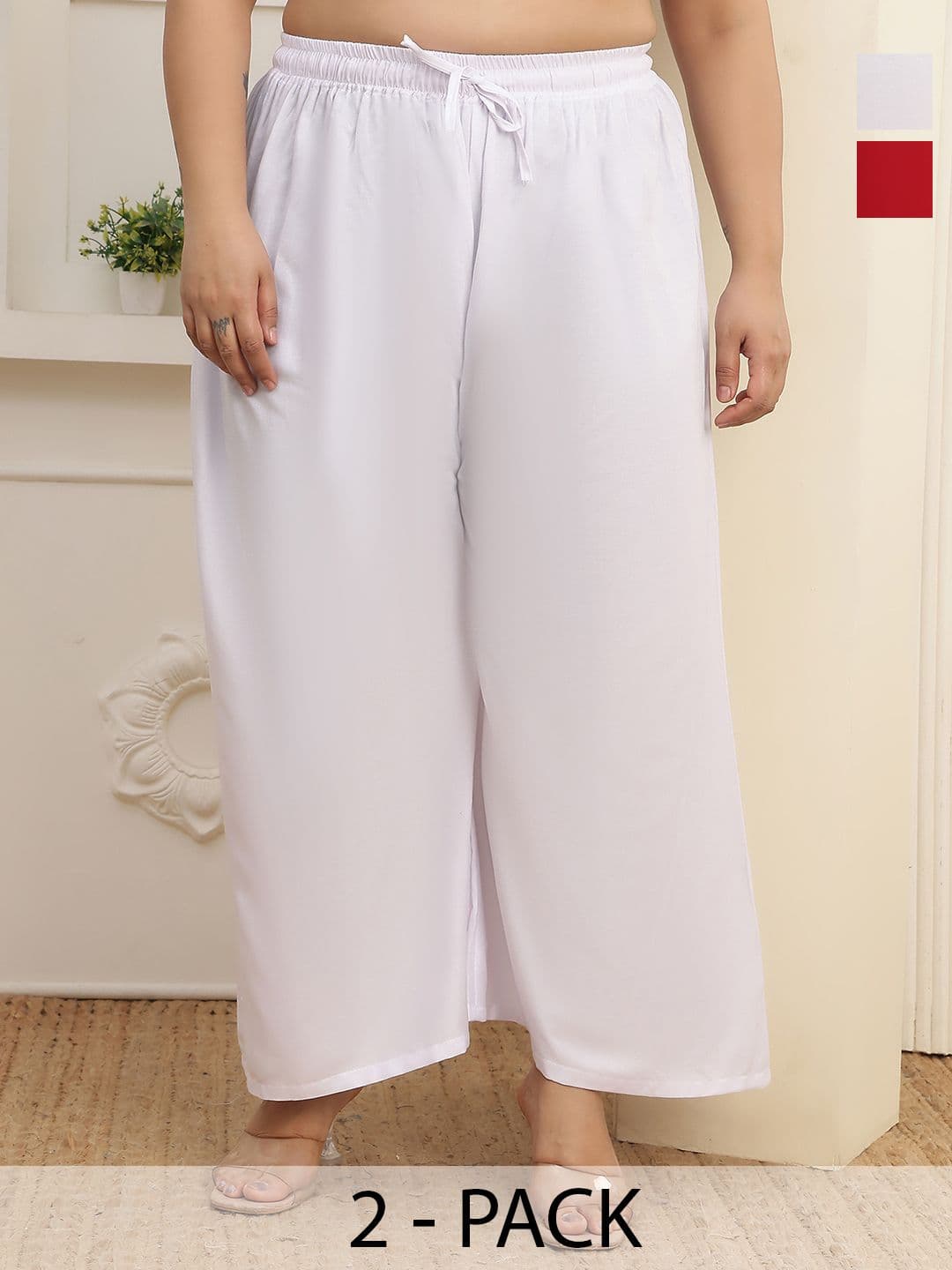 LEGITLOOKS Women 2 Ethnic Palazzos - view 1