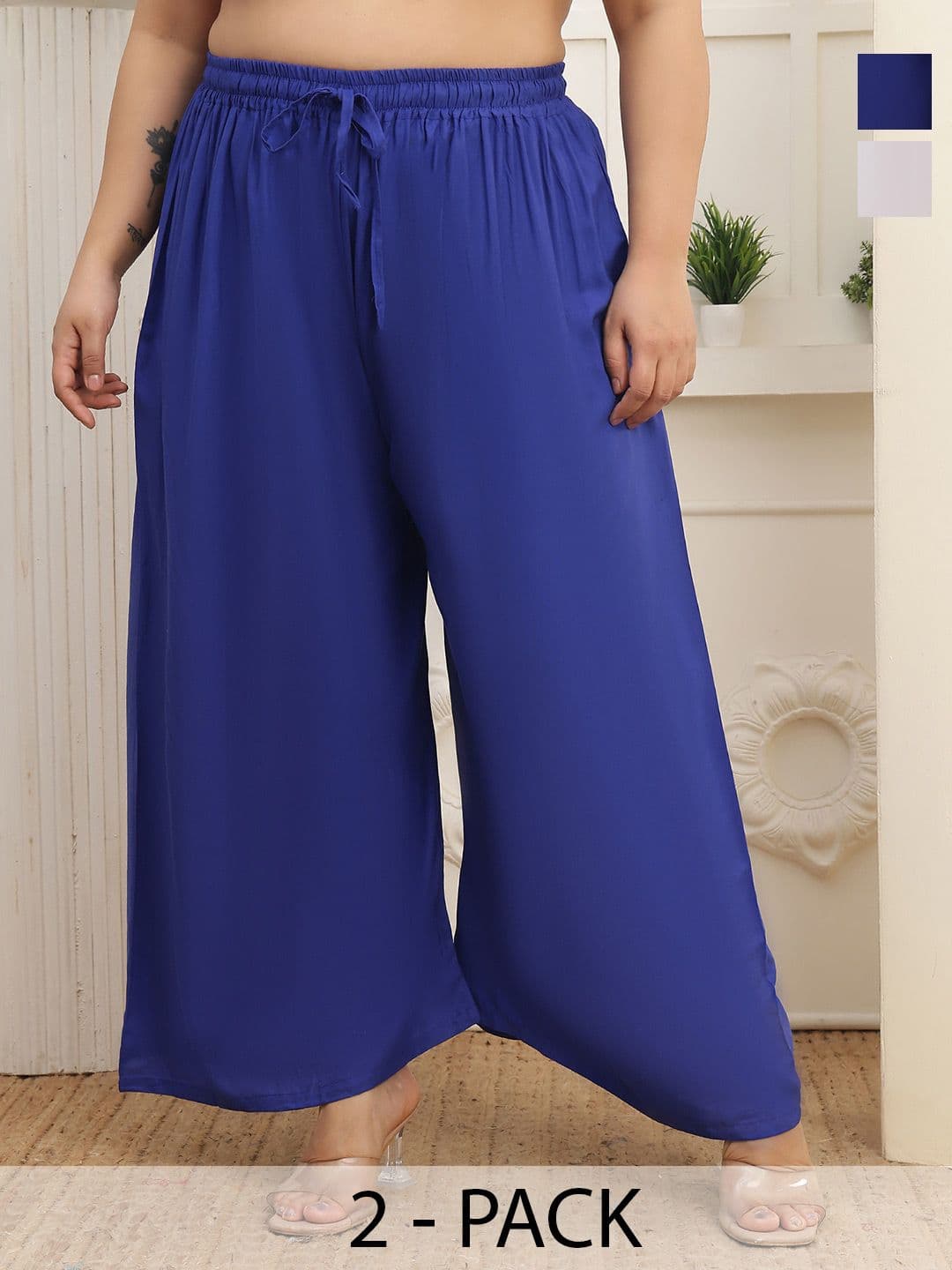 LEGITLOOKS Women 2 Ethnic Palazzos - view 1