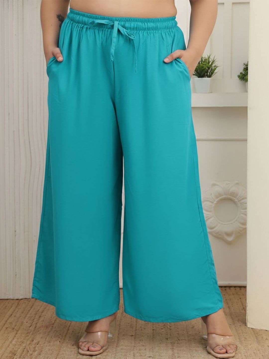 Valles365 by S.C. Women 2 Flared Ethnic Palazzos - view 1