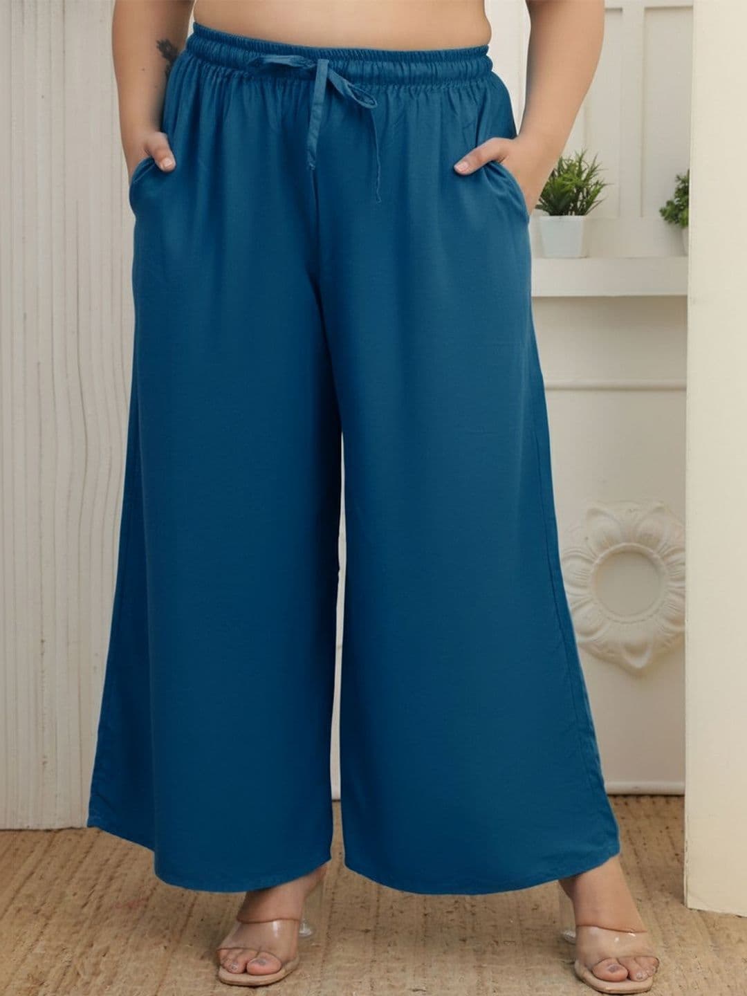 Valles365 by S.C. Women 2 Flared Ethnic Palazzos - view 1