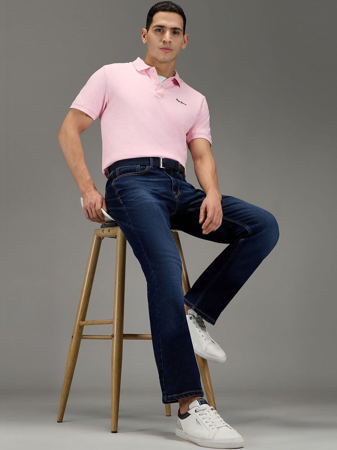 Pepe Jeans Men Vapour Slim Fit Mid-Rise Light Fade Stretchable Jeans - view 1