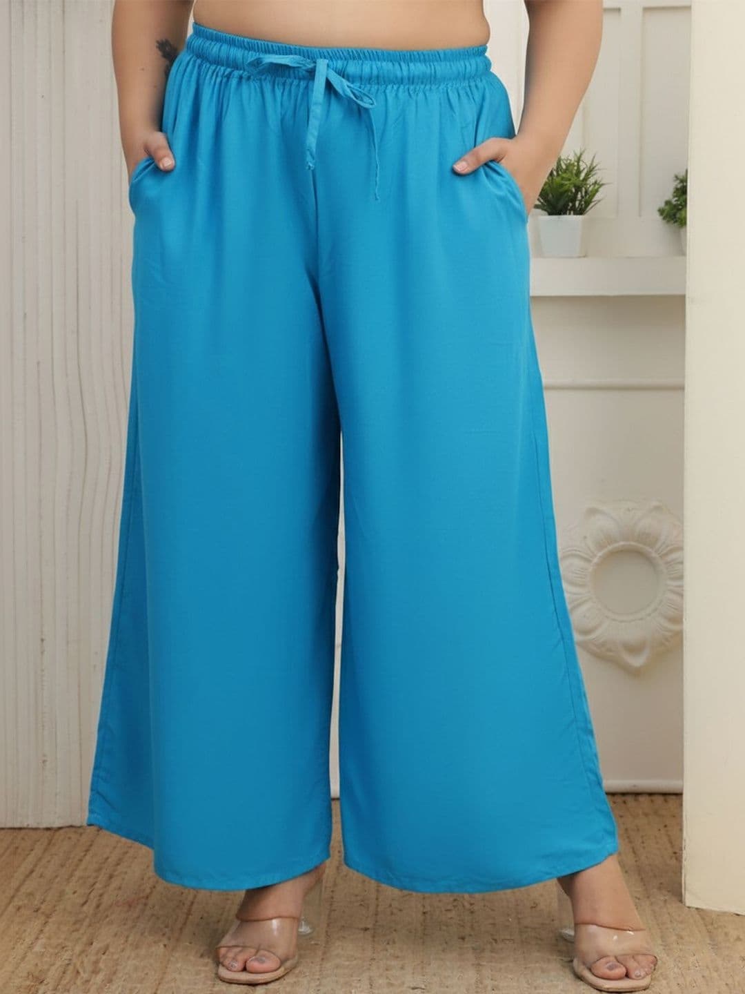 Valles365 by S.C. Women 2 Flared Ethnic Palazzos - view 1