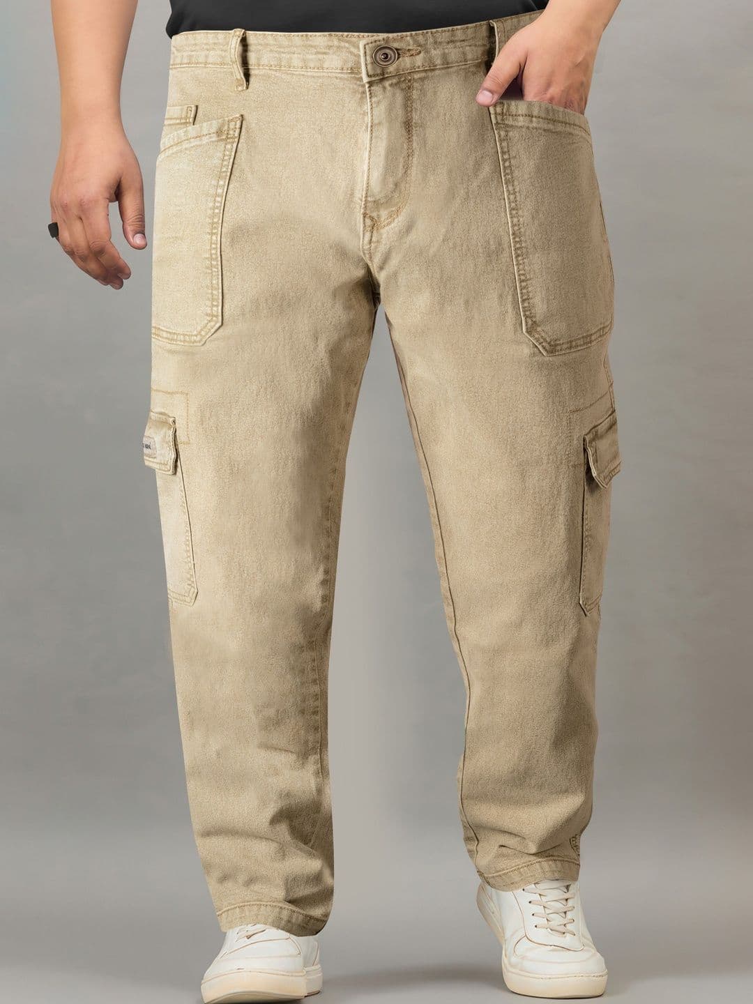 RIG BONE Men Loose Relaxed Fit Mid-Rise Stretchable Jeans - view 1
