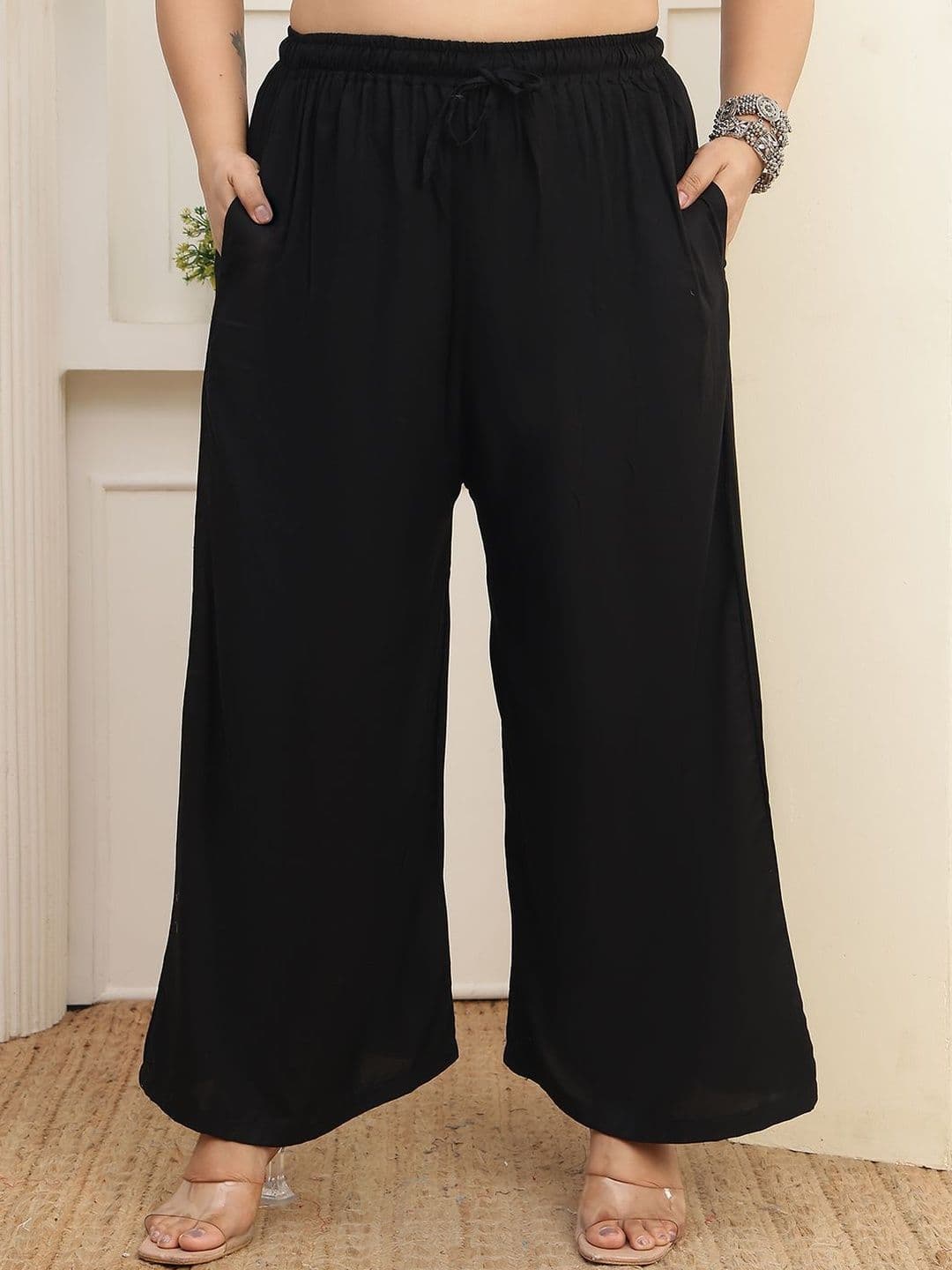 Valles365 by S.C. Women 2 Flared Ethnic Palazzos - view 1