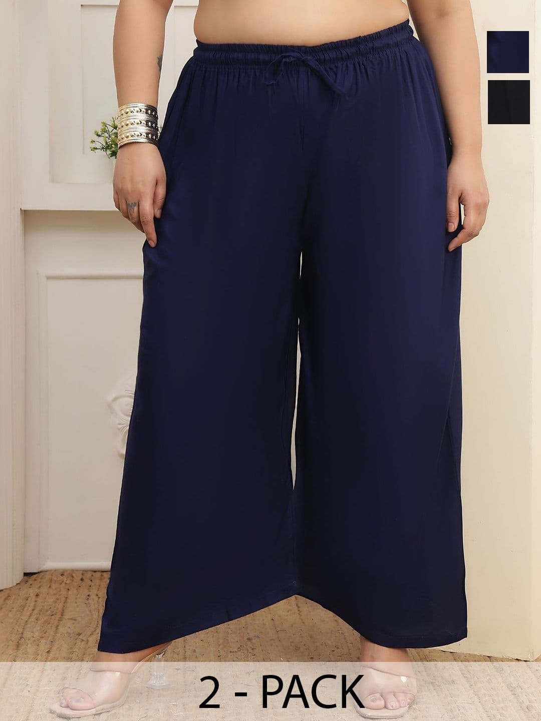 LEGITLOOKS Women 2 Ethnic Palazzos - view 1