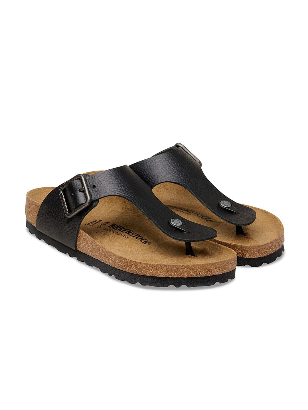 Birkenstock Ramses Men Regular Width Black Leather Sandal - view 1