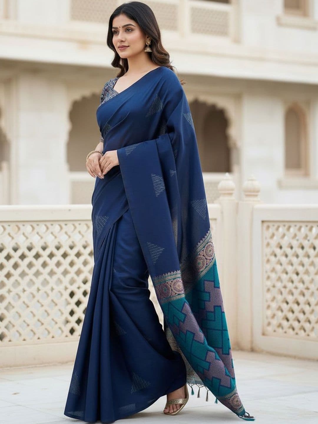 Moda Rapido Woven Design Saree - view 1