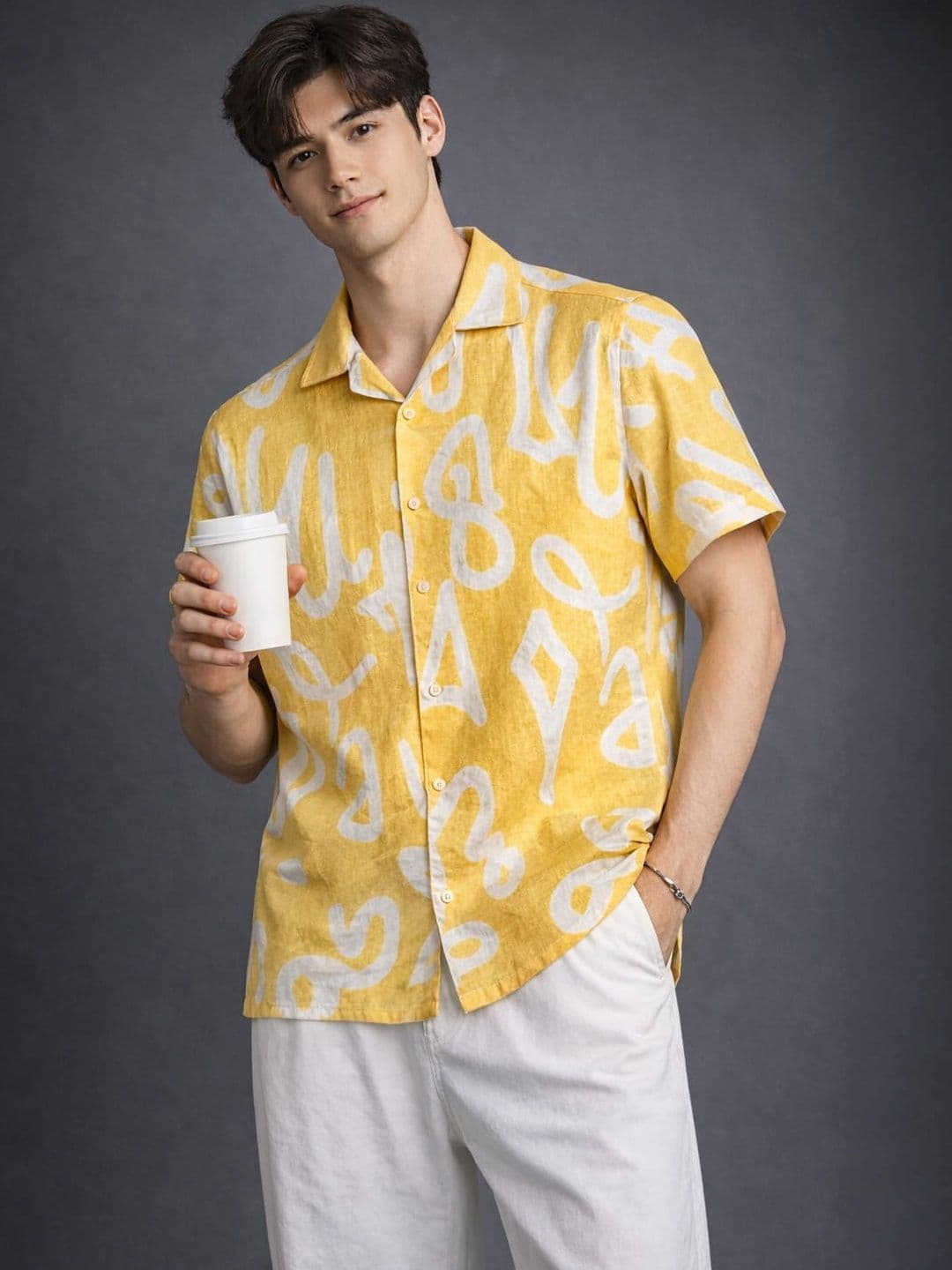DYMORA Men Comfort Printed Casual Shirt - view 1