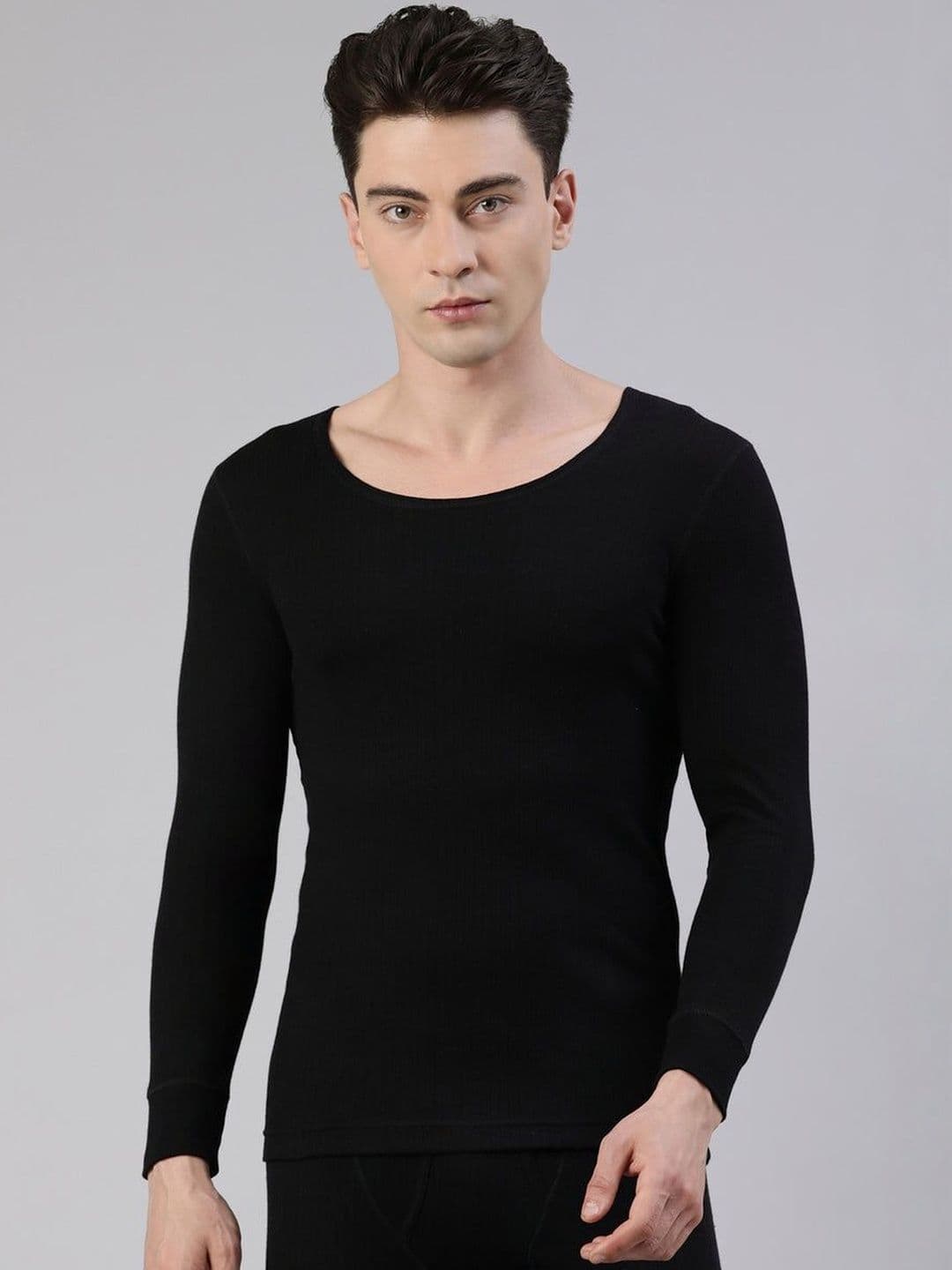 FASO Men Cotton Ribbed Thermal Tops - view 1