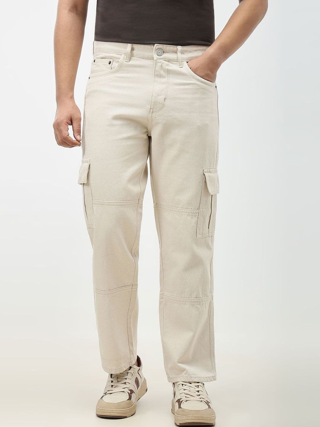 RJ Denim Men Relaxed Fit Mid-Rise Stretchable Jeans - view 1