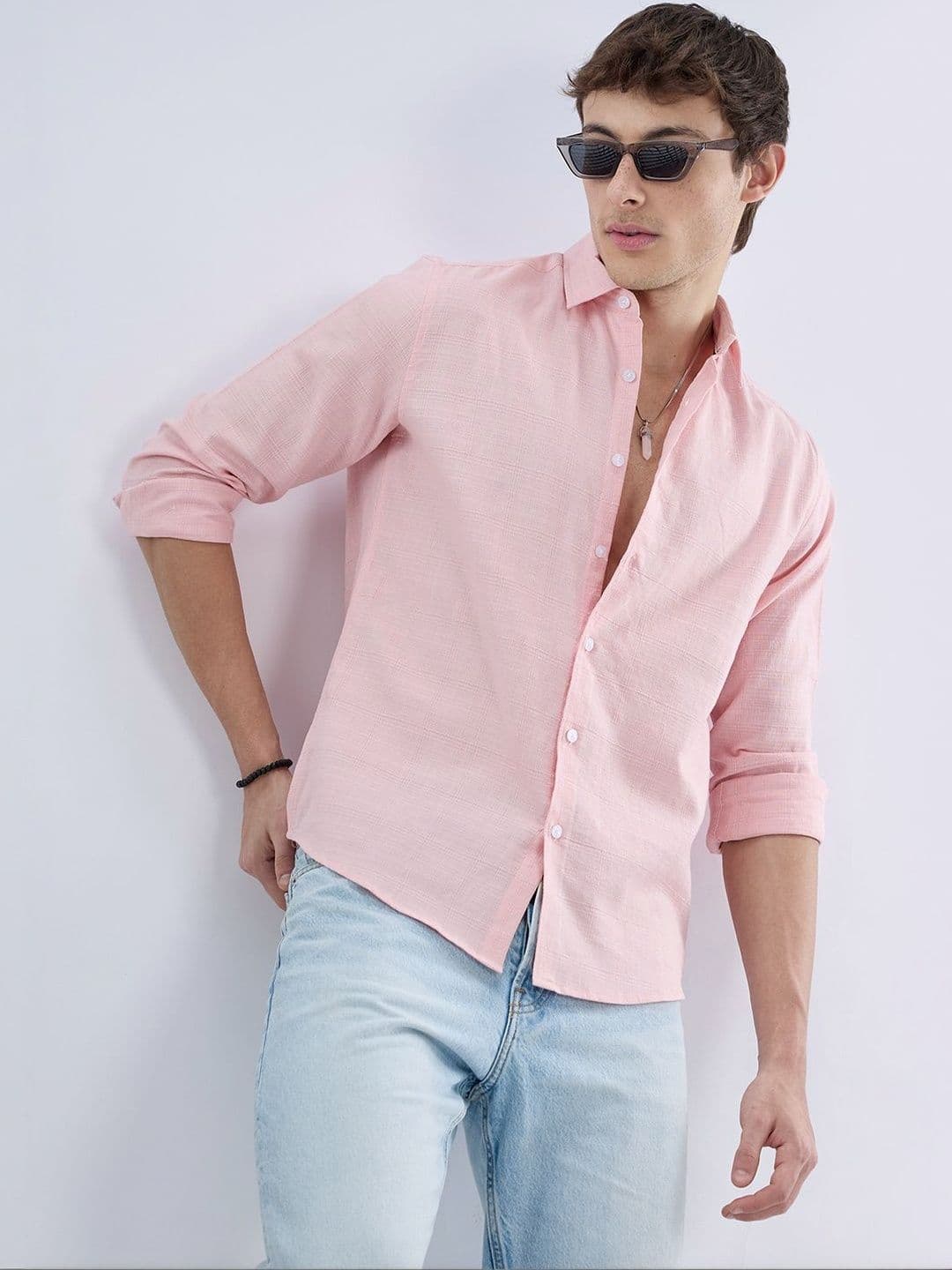 VASTRADO Men Classic Slim Fit Casual Shirt
