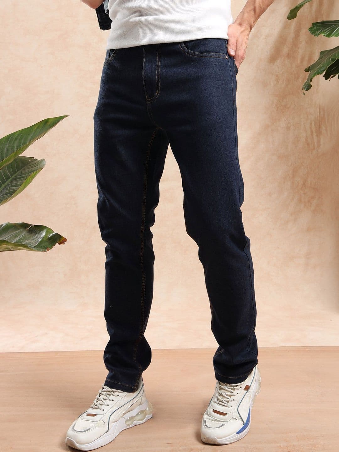 AIDAN PAUL Men Jean Slim Fit Mid-Rise Jeans - view 1