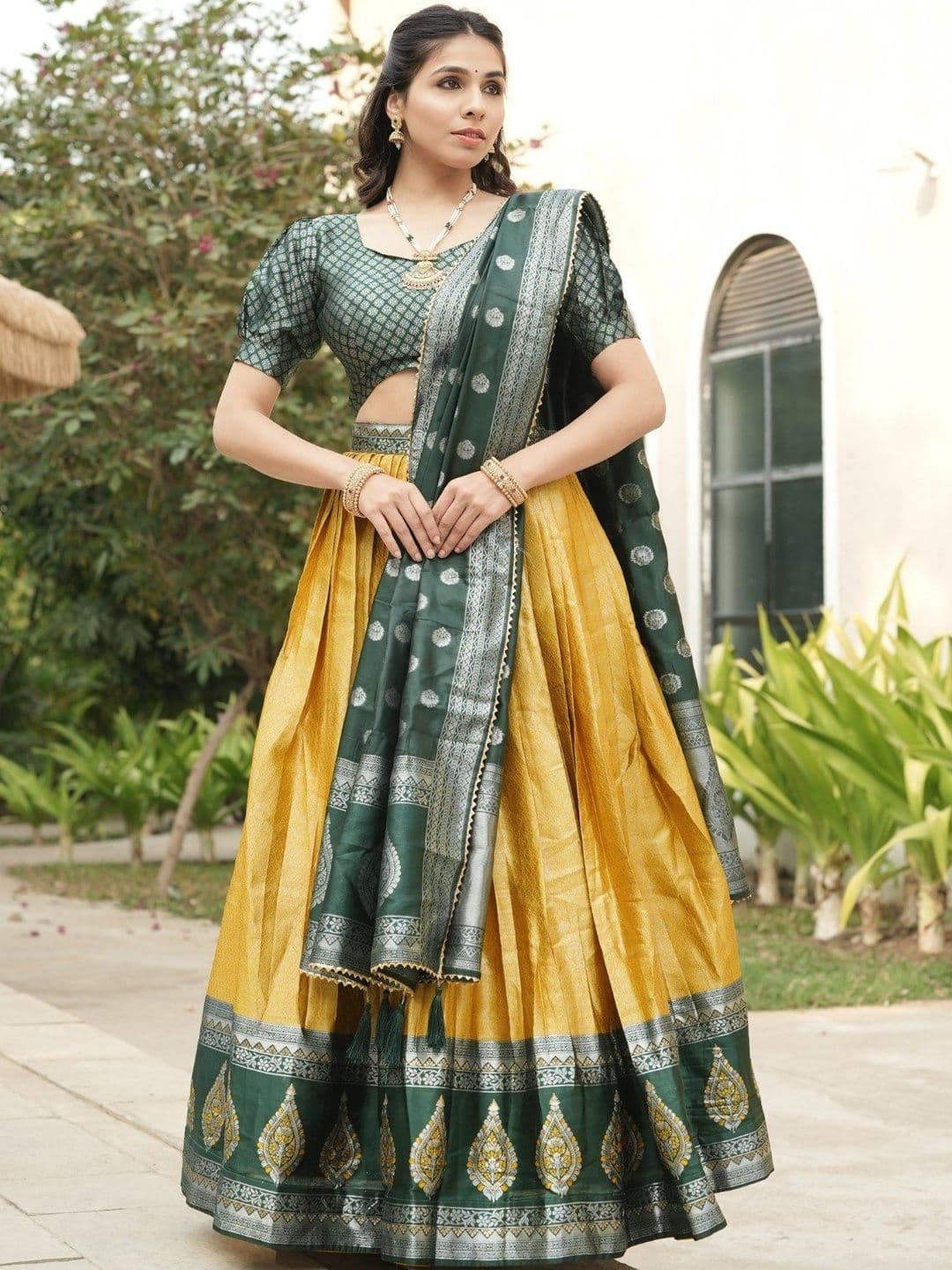 GROOTINN Ready to Wear Lehenga & Blouse With Dupatta - view 1