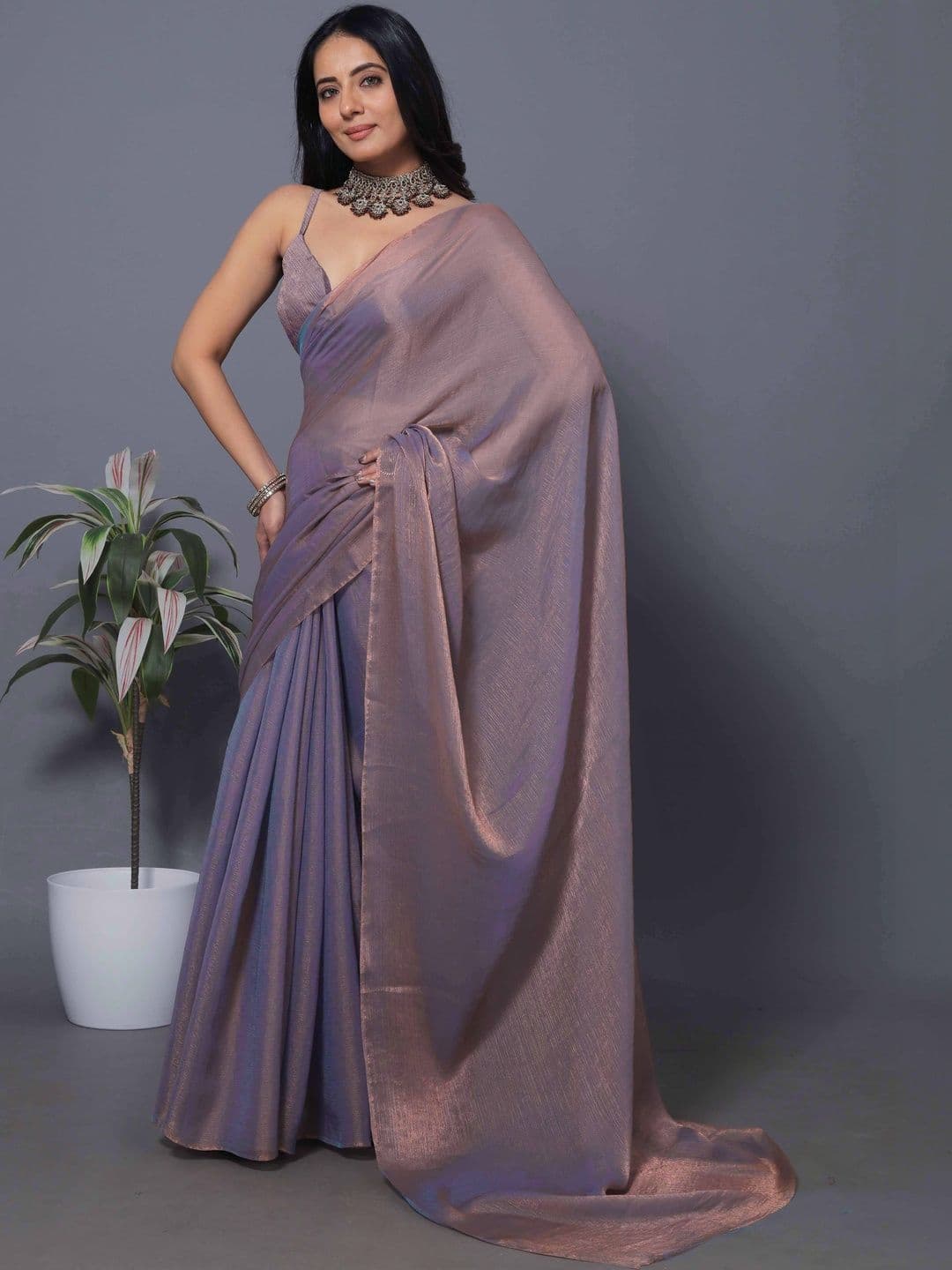 IRSIA Poly Chiffon Saree - view 1