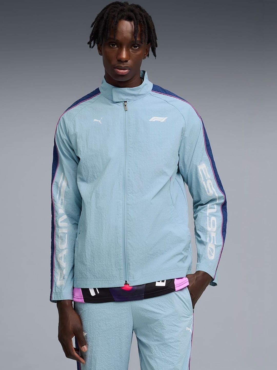 PUMA Motorsport Men Typography Lightweight Sporty Jacket - view 1